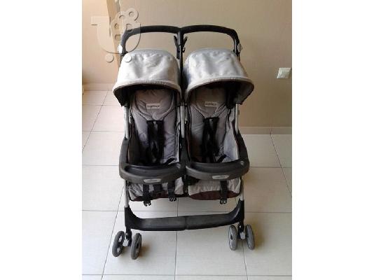 PoulaTo: Καρότσι Διδύμων Peg Perego Aria Twin